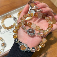 Load image into Gallery viewer, 021 Huangta Phantom Crystal Bracelet | Magic Box Energy for Mystery &amp; Protection