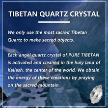 Load image into Gallery viewer, Tibetan Angel Quartz Crystal Healing Energy Protection