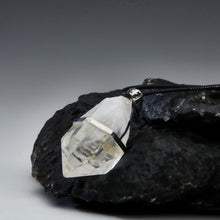 Load image into Gallery viewer, Healing Breath of Life Clear Quartz Sterling Silver Pendants