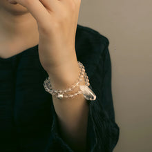 Load image into Gallery viewer, Crystal Harmony Bracelet - White Quartz &amp; Silver