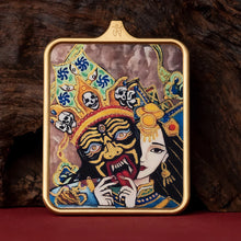 Load image into Gallery viewer, Guardian of Vitality Pendant - Six-Armed Mahakala Titanium Necklace