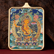 Load image into Gallery viewer, Guardian of Vitality Pendant - Six-Armed Mahakala Titanium Necklace