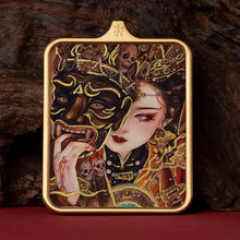 Load image into Gallery viewer, Guardian of Vitality Pendant - Six-Armed Mahakala Titanium Necklace