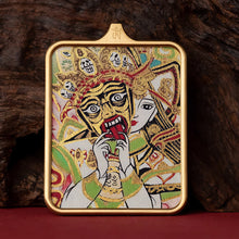 Load image into Gallery viewer, Guardian of Vitality Pendant - Six-Armed Mahakala Titanium Necklace