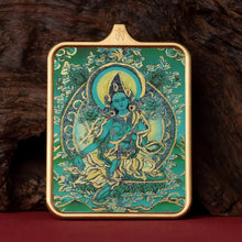 Load image into Gallery viewer, Guardian of Vitality Pendant - Six-Armed Mahakala Titanium Necklace