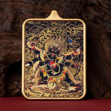 Load image into Gallery viewer, Guardian of Vitality Pendant - Six-Armed Mahakala Titanium Necklace