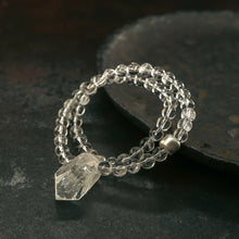 Load image into Gallery viewer, Crystal Harmony Bracelet - White Quartz &amp; Silver