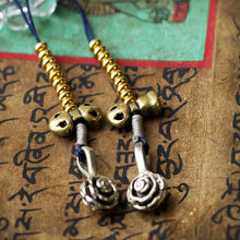 Load image into Gallery viewer, 108 Mala Beads Crystal Healing Dorje Symbol Necklace