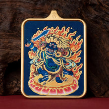 Load image into Gallery viewer, Guardian of Vitality Pendant - Six-Armed Mahakala Titanium Necklace