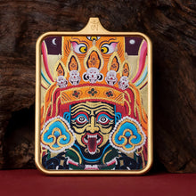 Load image into Gallery viewer, Guardian of Vitality Pendant - Six-Armed Mahakala Titanium Necklace