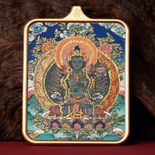 Load image into Gallery viewer, Guardian of Vitality Pendant - Six-Armed Mahakala Titanium Necklace