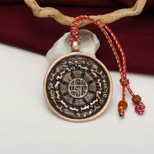 Load image into Gallery viewer, Prosperity Talisman Pendant Handcrafted Copper Wealth Talisman