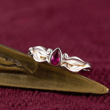 Load image into Gallery viewer, Eternal Prosperity Zircon Silver Ring Handcrafted for Abundance and Elegance