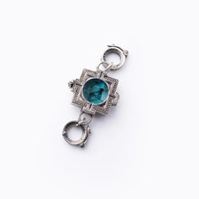 Load image into Gallery viewer, Blessing Energy Tibetan Necklace with Turquoise and Silver