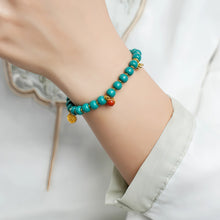Load image into Gallery viewer, Lungta Stone Wealth Turquoise Bracelet