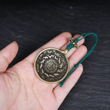 Load image into Gallery viewer, Zodiac Wealth Copper Pendant