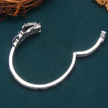 Load image into Gallery viewer, Guardian Wealth Silver Agate Bracelet Handcrafted for Prosperity and Protection