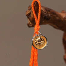 Load image into Gallery viewer, Wealth Energy Sterling Silver Tibetan Charm Keychain