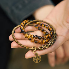 Load image into Gallery viewer, Radiant Fortune Tiger Eye Wrap Bracelet