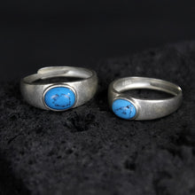 Load image into Gallery viewer, Wealth Harmony Turquoise Sterling Silver Rings