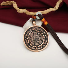 Load image into Gallery viewer, Prosperity Talisman Pendant Handcrafted Copper Wealth Talisman