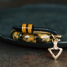 Load image into Gallery viewer, Fortune Guardian Tiger Eye Bracelet Set