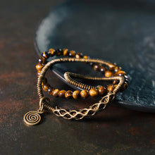 Load image into Gallery viewer, Radiant Fortune Tiger Eye Wrap Bracelet