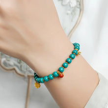 Load image into Gallery viewer, Lungta Stone Wealth Turquoise Bracelet