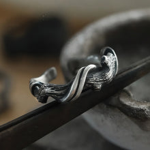 Load image into Gallery viewer, Prosperity Wave Sterling Silver Ring