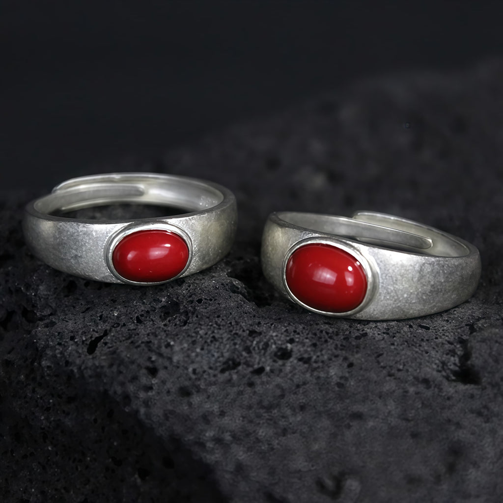 Wealth Harmony Turquoise Sterling Silver Rings