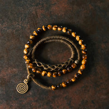 Load image into Gallery viewer, Radiant Fortune Tiger Eye Wrap Bracelet