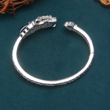Load image into Gallery viewer, Guardian Wealth Silver Agate Bracelet Handcrafted for Prosperity and Protection