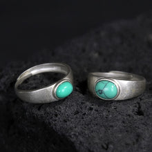 Load image into Gallery viewer, Wealth Harmony Turquoise Sterling Silver Rings