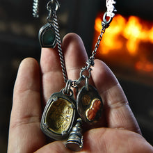 Load image into Gallery viewer, Wealth Protector Six-Armed Mahakala Pendant