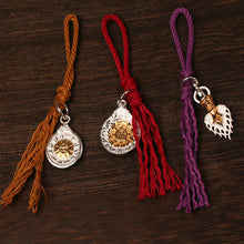 Load image into Gallery viewer, Wealth Energy Sterling Silver Tibetan Charm Keychain