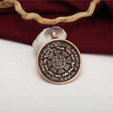 Prosperity Talisman Pendant Handcrafted Copper Wealth Talisman