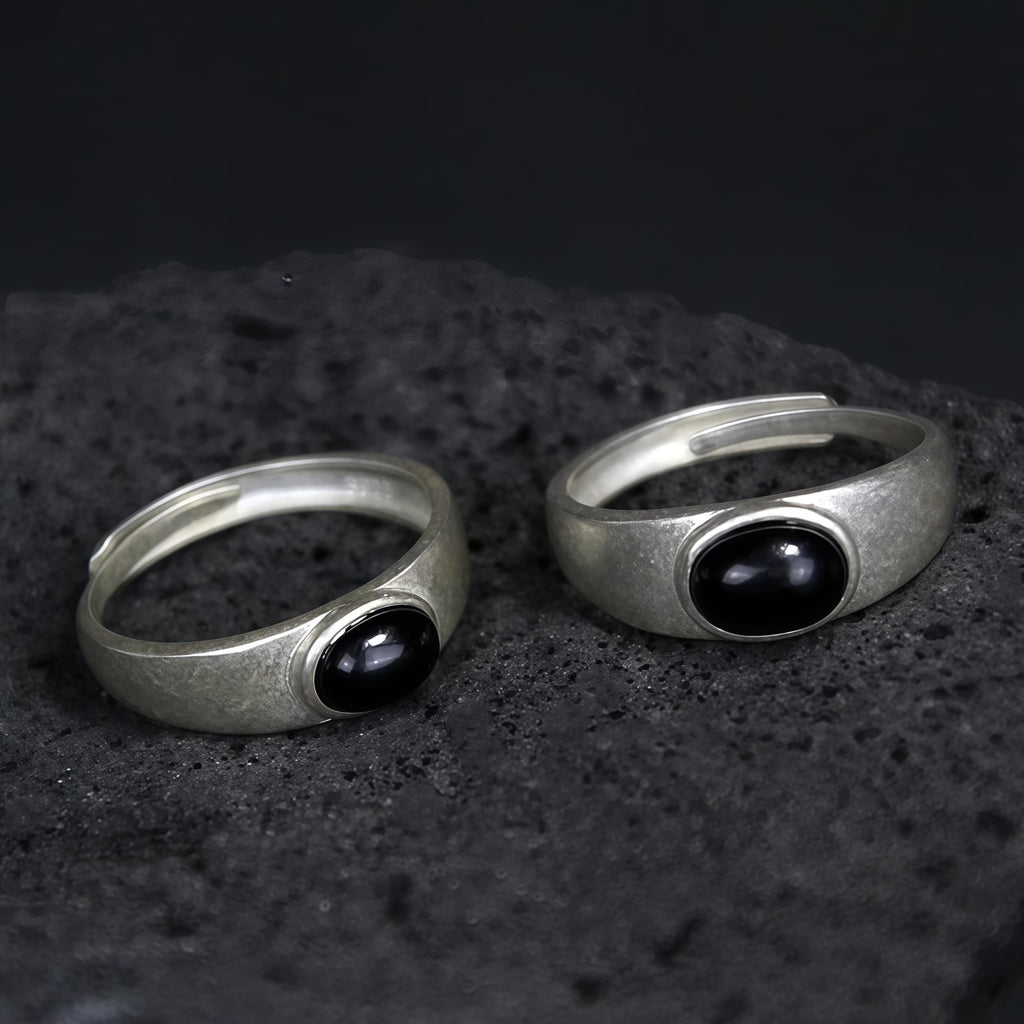 Wealth Harmony Turquoise Sterling Silver Rings