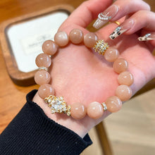 Load image into Gallery viewer, 024 Orange Moonlight Crystal Bracelet Glow Up Your Energy &amp; Style | Confidence &amp; Creativity Boost