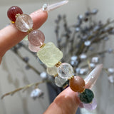 034 Golden Treasure Energy Bracelet | Huangta Crystal x Multi-Stone Power