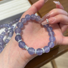 Load image into Gallery viewer, 022 Violet Crystal Bracelet Elegant Glow &amp; Energy Boost | Style Meets Spiritual Power