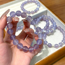 Load image into Gallery viewer, 022 Violet Crystal Bracelet Elegant Glow &amp; Energy Boost | Style Meets Spiritual Power