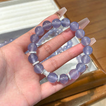 Load image into Gallery viewer, 022 Violet Crystal Bracelet Elegant Glow &amp; Energy Boost | Style Meets Spiritual Power